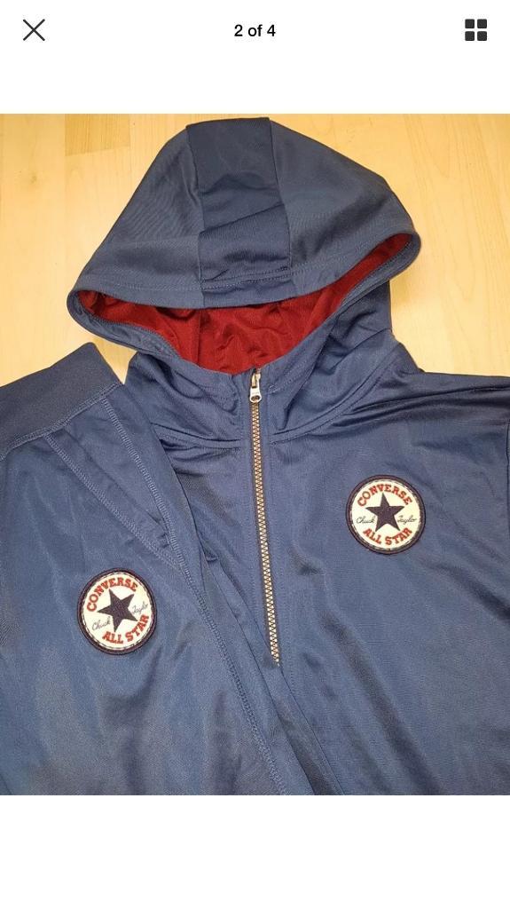blue converse tracksuit